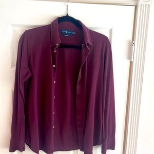 POLO Burgandy top